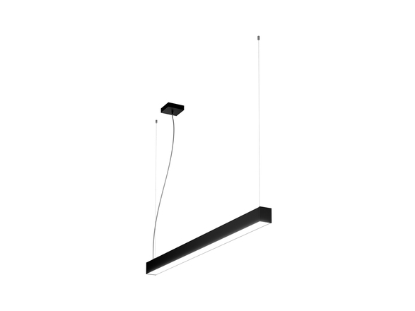 LED2 3235853DT Závěsné svítidlo NOLI 120 P-Z, B TRIAC DIM 40W 3CCT 3000K/3500K/4000K černá