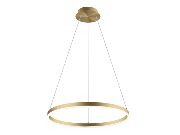 LED2 3270977DTW Závěsné svítidlo CIRCLE 60 P-Z, G DALI TW/PUSH TW 42W 2700K-4000K zlatá