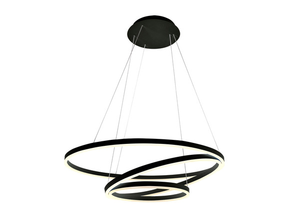 LED2 3271153D Závěsné svítidlo CIRCLE 3 P-Z, B DALI/PUSH 136W 3000K/4000K černá