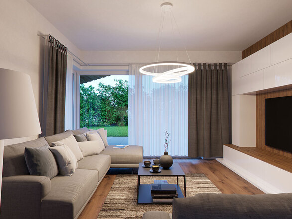 LED2 3271177DT Závěsné svítidlo CIRCLE 3 P-Z, G TRIAC 136W 2700K/3000K/4000K zlatá