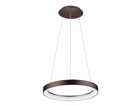 LED2 3271858CSTW Závěsné svítidlo BELLA SLIM 48 P-Z, CF CASAMBI TW 38W 3000K-4000K hnědá