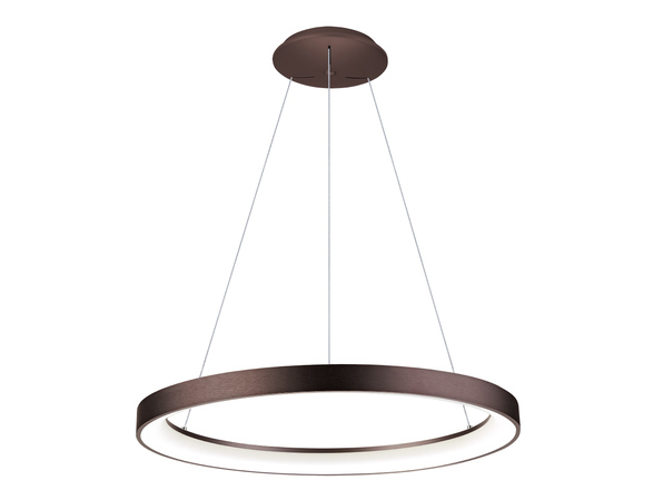 LED2 3271958CSTW Závěsné svítidlo BELLA SLIM 78 P-Z, CF CASAMBI TW 60W 3000K-4000K hnědá