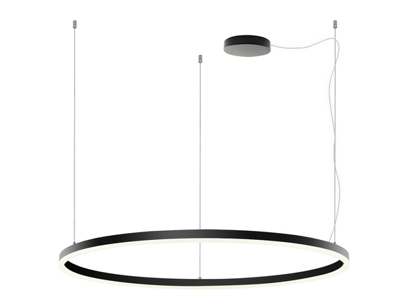 LED2 3273433D CIRCLE 100 P-Z, B DALI/PUSH DIM 80W 3000K závěsná černá