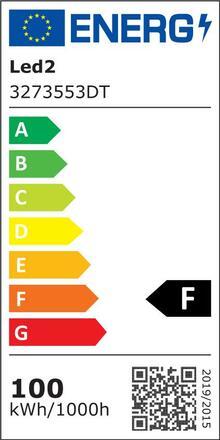 LED2 3273553DT Závěsné svítidlo CIRCLE 120 P-Z, B TRIAC DIM 100W 3000K/4000K černá