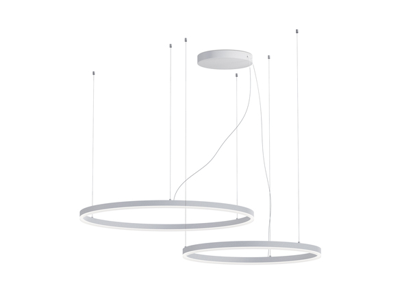 LED2 3274651D Závěsné svítidlo CIRCLE SET 2 P-Z, W DALI/PUSH DIM 104W 3000K/4000K bílá