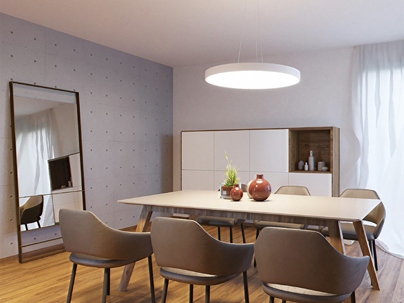 LED2 3275573ZBTW Závěsné svítidlo RINGO II 40 P/N-Z, B ZIGBEE TW 32+8W 2700K-4000K černá