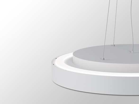 LED2 3275773D Závěsné svítidlo RINGO II 80 P/N-Z, B DALI/PUSH 80+12W 2700K/3000K/4000K černá
