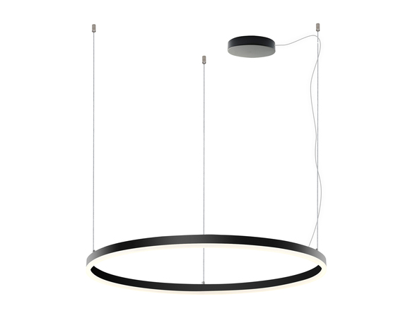 LED2 3276273ZBTW Závěsné svítidlo CIRCLE 80 P-Z/ST, B ZIGBEE TW 62W 2700K-4000K černá