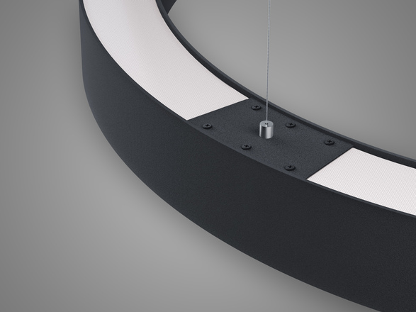 LED2 3276573DTW Závěsné svítidlo SATURN SLIM II 100 P/N-Z, B DALI TW 120W (80+40) 2700K-4000K černá