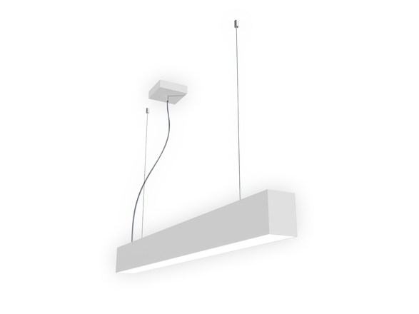 LED2 3313251D Závěsné svítidlo LINO 90 P-Z, W PRISMA 24W DALI/PUSH DIM 3CCT 3000K/3500/4000K UGR bílá