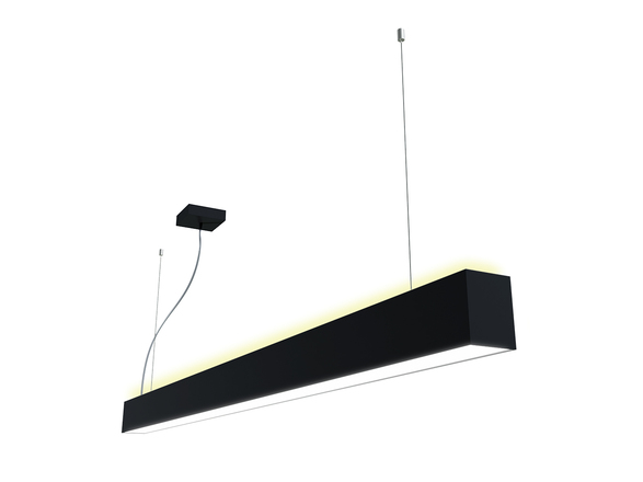 LED2 3315053DT Závěsné svítidlo LINO II 150 P/N-Z, B TRIAC 49W 3000K/3500K/4000K UGR černá