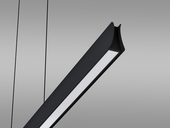 LED2 3580133CS Závěsné svítidlo HELA P/N-Z, B CASAMBI 39W 3000K UGR černá