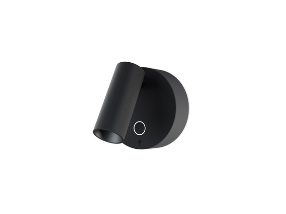 LED2 4580423 Nástěnné svítidlo ELFY USB, B 3,5W 2700K černá