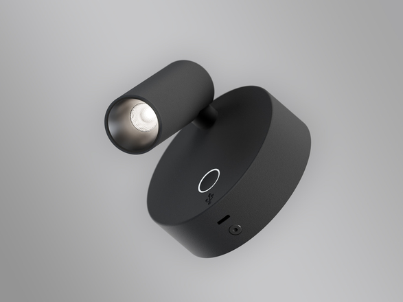 LED2 4580423 Nástěnné svítidlo ELFY USB, B 3,5W 2700K černá