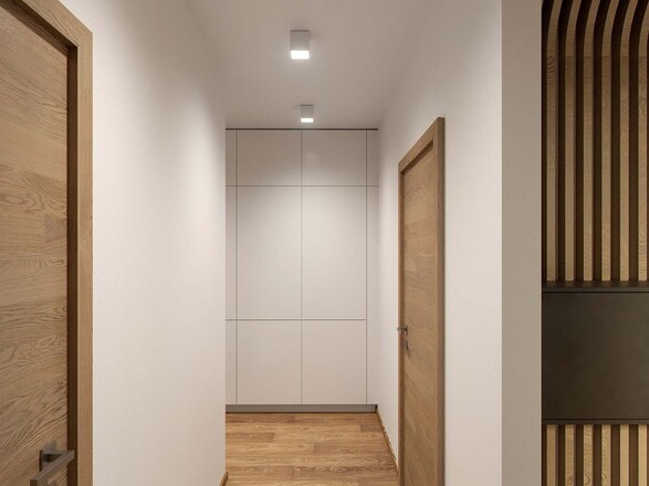 LED2 5111131D Venkovní stropní svítidlo CUBE, W DALI/PUSH 12W 3000K bílá