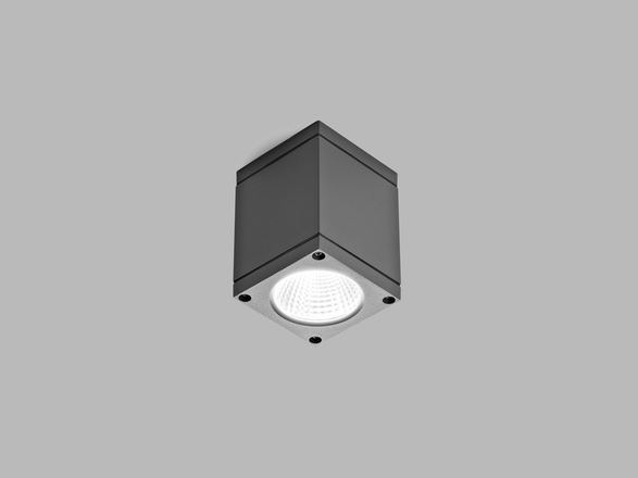 LED2 5130334D Venkovní stropní svítidlo KUBO, A DALI/PUSH 6W 3000K antracit