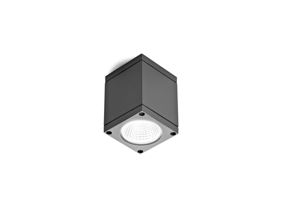 LED2 5130334D Venkovní stropní svítidlo KUBO, A DALI/PUSH 6W 3000K antracit