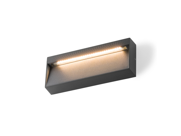 LED2 5130634DT Venkovní nástěnné svítidlo STEP ON Q L, A TRIAC 6W 3000K antracit