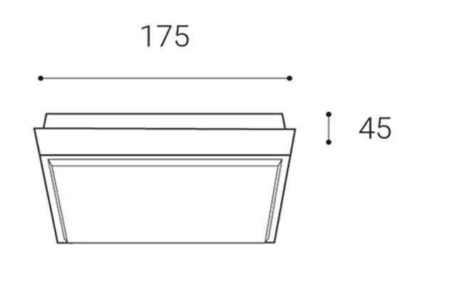 LED2 QUADO S, A STROPNÍ ANTRACITOVÉ IP54 5130834