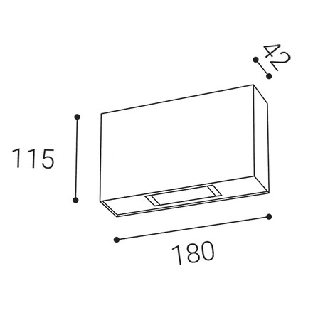 LED2 5131334 BLADE, A 3000K, 2x6W 5131334