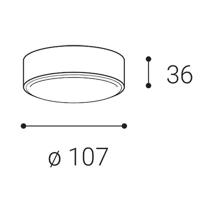LED2 5131734 ROLO, A 6 3000K STROPNÍ ANTRACIT