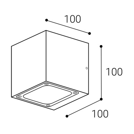 LED2 5132234 TOMY 1, A 4,5W 3000K nástěnné antracit