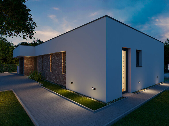 LED2 5141534DT Venkovní svítidlo STEP IN L, A TRIAC 8,5W 3000K antracit