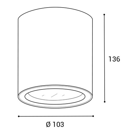 LED2 5320234D ROLO MAX, A DALI/PUSH DIM 13W 3000K stropní antracit
