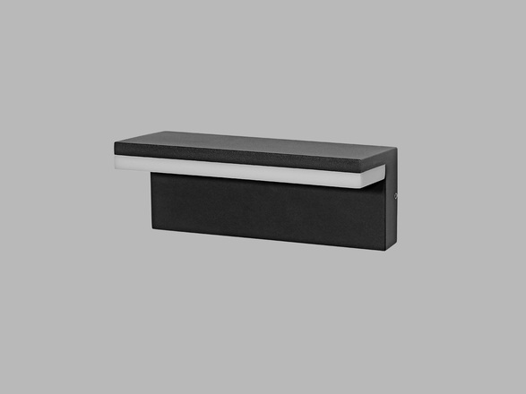 LED2 5400154DT Venkovní nástěnné svítidlo HUGO II, A TRIAC 9W 3000K/4000K antracit
