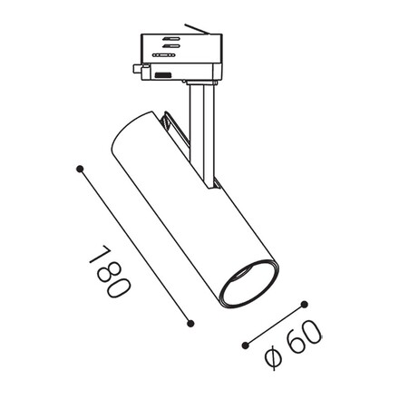 LED2 6090331D Lištové svítidlo MATRIX 1, W DALI/PUSH 10W 3000K bílá