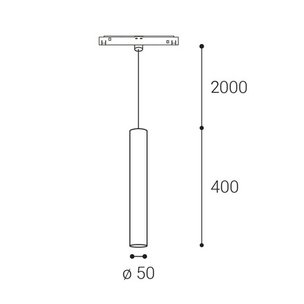 LED2 6091833D MIKY 40, B DALI DIM 10W 3000K profi černá