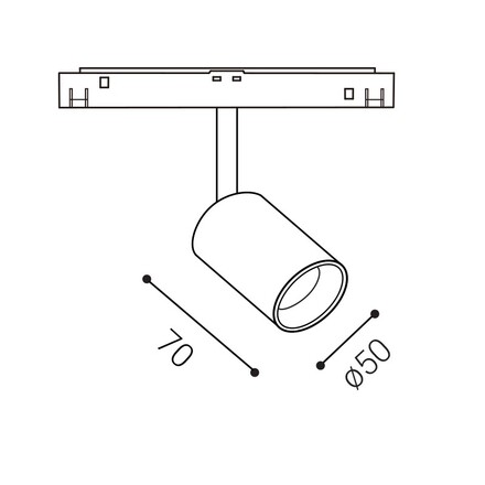 LED2 6092141 Lištové svítidlo MAYO S, W 10W 4000K bílá