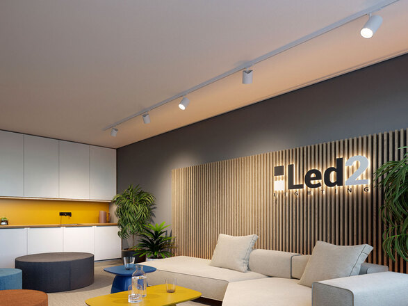 LED2 6094633CS Lištové svítidlo LOOK II, B CASAMBI 36W 3000K černá