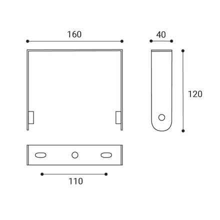 LED2 6459903 HBAY II / HBAY PRO BRACKET