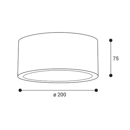 LED2 6469501 Zápustné svítidlo GAMA 23 sada pro přisazenou montáž, W bílá