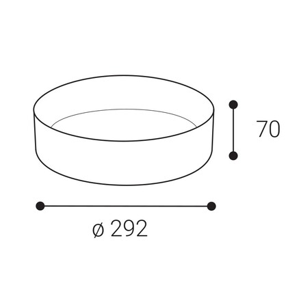LED2 6469703 rámeček pro svítidlo YPSO 30 RING, B