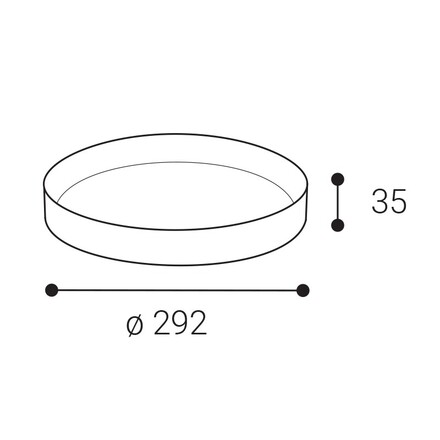 LED2 6469803 rámeček pro svítidlo YPSO 30 RING SLIM, B