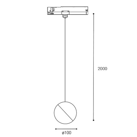 LED2 7301033CS Lištové svítidlo TRACK LOCO Z, B CASAMBI 10W 3000K černá