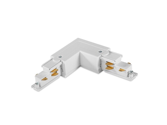 LED2 7360801 ECO TRACK levá L-spojka s napájením, W DALI bílá