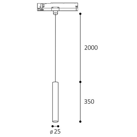 LED2 7490443CS Lištové svítidlo TRACK MIKY SLIM 35 Z, B CASAMBI 6W 4000K UGR černá