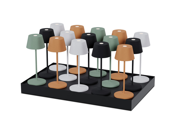 LED2 A139903 Venkovní stolní svítidlo ROXY MINI MULTIPLE CHARGING TABLE nabíječka černá