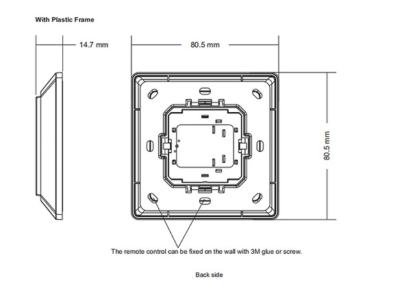 LED2 SR-ZGP2801K4-CCT-E ZIGBEE 3.0 WALL DIMMER TW 1ch bílá