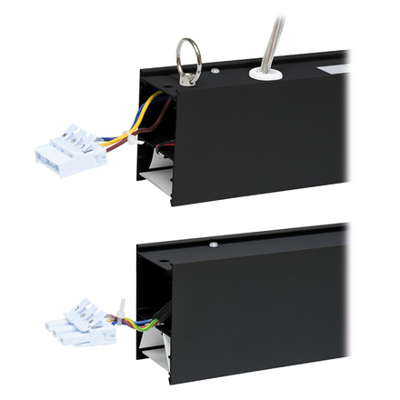 Ecolite LED závěsné sv. linear 50W, 180cm, 5500lm, 4000K, černá LN5070-50W/CR