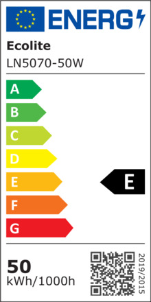 Ecolite LED závěsné sv. linear 50W, 180cm, 5500lm, 4000K, černá LN5070-50W/CR