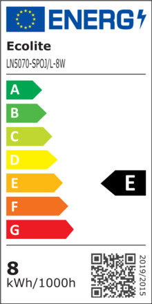 Ecolite LED spoj L linear 8W, 880lm, 4000K,bílá LN5070-SPOJ/L-8W/BI