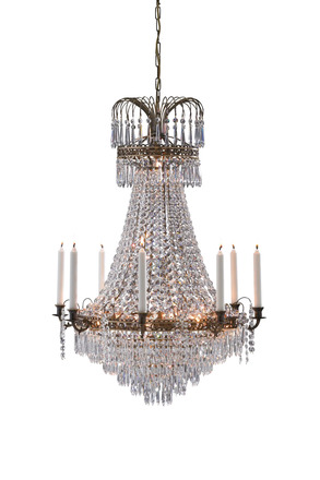 Markslöjd Läckö lustr staromosaz 66 cm