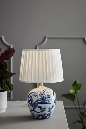 Markslöjd Göteborg stolní lampa modrá 48 cm