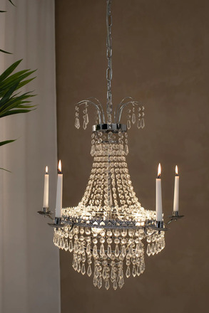 Markslöjd Marielund lustr chrom