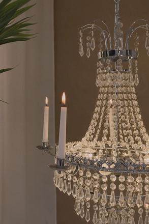 Markslöjd Marielund lustr chrom