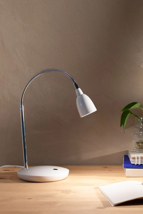 Markslöjd stolní lampa Tulip bílá